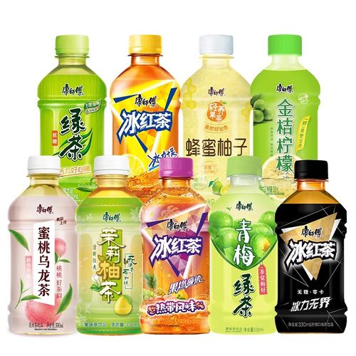 康師傅小瓶裝混合飲料整箱批發(fā) 冰紅茶、茉莉柚茶、青梅綠茶與金桔檸檬的便捷之選